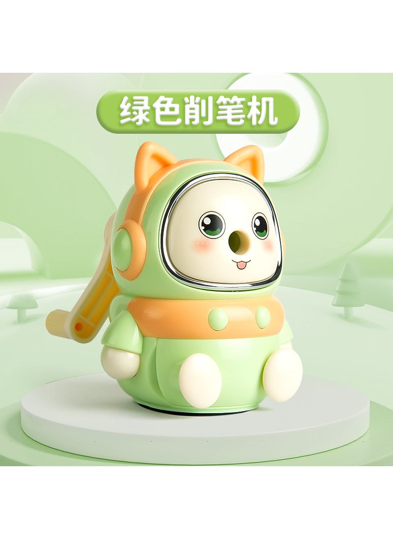 Generic - Dingbang Three-generation Commemorative Five-gear Adjustable Thick Pencil Sharpener Primary School Student Cartoon High-value Hand Pencil SharpenerThree generations of upgraded models [green] nib five adjustable Three generations of upgraded models [green] nib five adjustable - Image 1