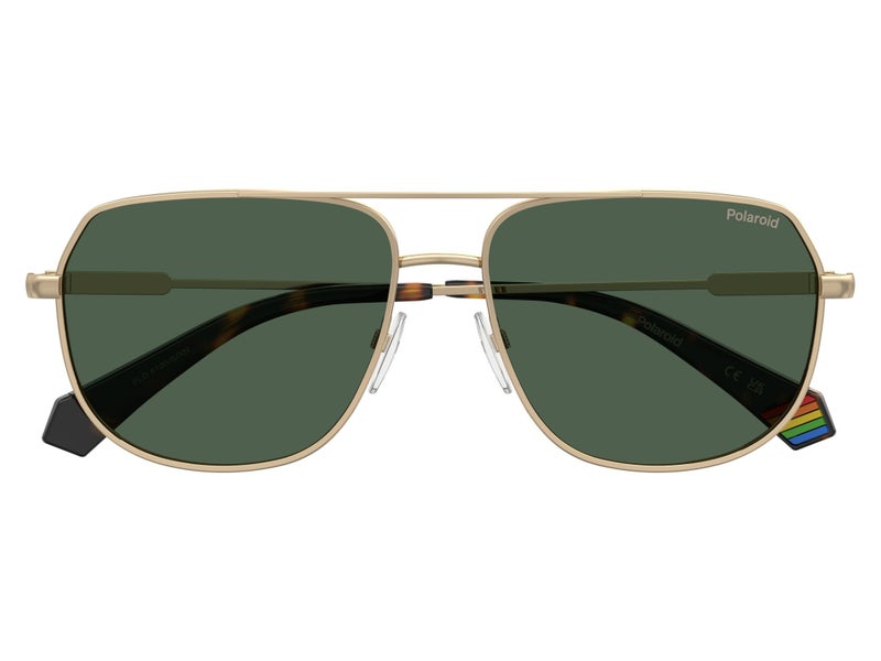 Polaroid Unisex Aviator Sunglasses  58 PLD 6195/S/XN - Image 4