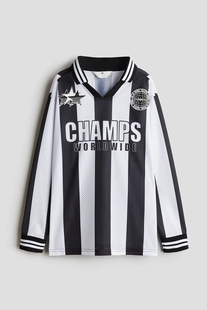 H&M Long-sleeved football shirt