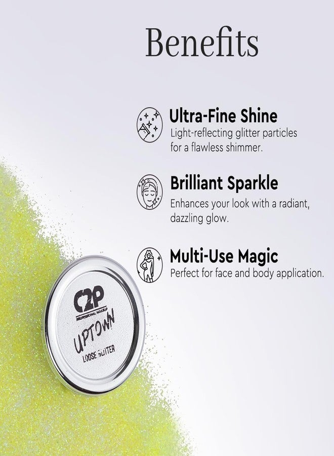 C2P PROFESSIONAL MAKEUP C2P Pro Sparkle Duo Glitter and Glue Kit - Eyeshadow for Eye & Body Makeup | Waterproof, Quick-Drying for Stunning Shimmer Looks (Juicy Lime 21) - Image 5