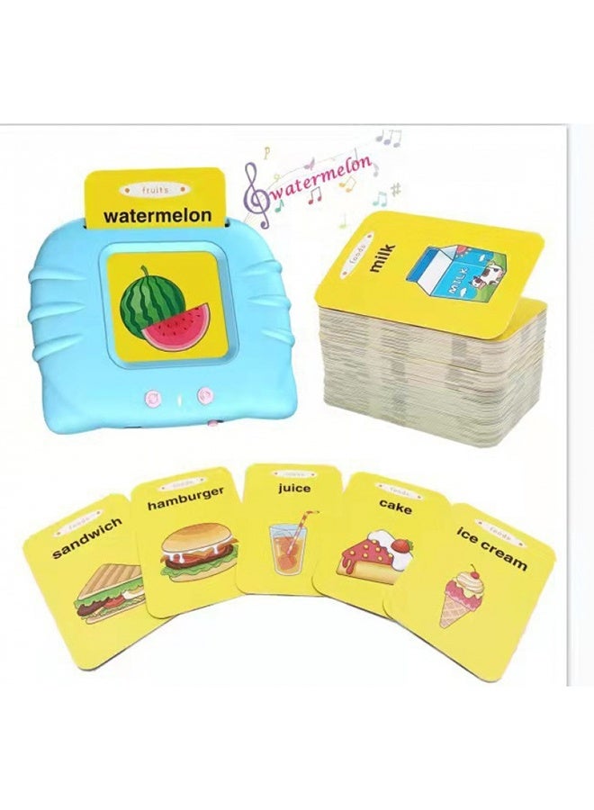 Talking Flash Cards Kids Educational Toy English Arabic Listening Learning education games 112 Pcs Talking Glitter Card with sound effects learning interactive gift - Image 5