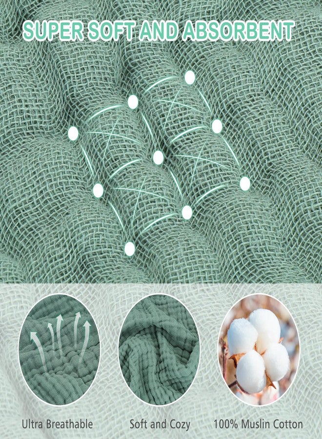 accmor مجموعة أكمور من 2 منشفة أطفال بغطاء رأس، منشفة استحمام 100% قطن موسلين للأطفال، حديثي الولادة، الرضع والأطفال الصغار، منشفة استحمام ناعمة ماصة للأطفال بغطاء رأس، مستلزمات استحمام للأولاد والبنات - Image 3
