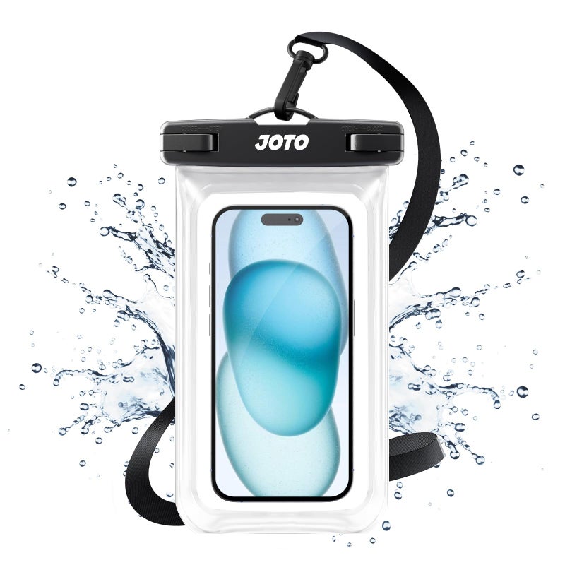 JOTO Up to 7 Universal Waterproof Phone Case for iPhone 17 Air 16 15 14 13 12 11 Plus Pro Max IPX8 Cellphone Dry Bag XR X SE Galaxy S23 S22 S21 S20 S20 S10 Plus Note Pixel Clear - Image 2
