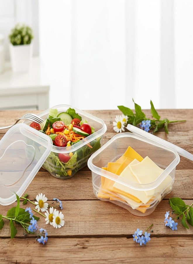 Bruislard Cheese Container for Refrigerator 2 Pcs Reusable Sliced Cheese Container Clear Plastic Cheese-Slice Holder for Fridge, Fruits, Vegetables - Image 3