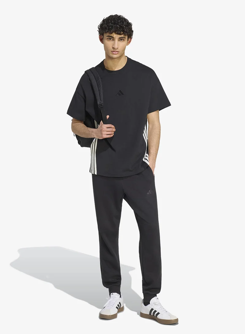 Adidas BLACK/OWHITE 3-Stripes T-Shirt for Men | Best Price UAE
