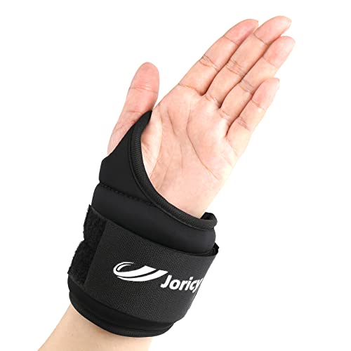 JORICY Wrist Weights with Thumb Loops Lock for Men Women Kids 2LBS Pair (1 LB Each Weight) Arm Ankle Weights Weighted Gloves for Running Walking Jogging Strength Training Gym Workout Cardio Exercises, Black - Image 1