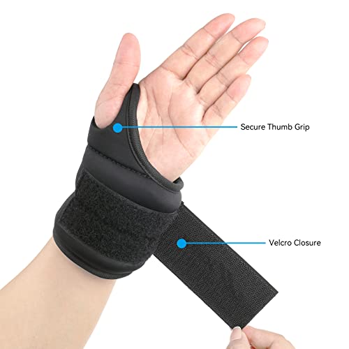 JORICY Wrist Weights with Thumb Loops Lock for Men Women Kids 2LBS Pair (1 LB Each Weight) Arm Ankle Weights Weighted Gloves for Running Walking Jogging Strength Training Gym Workout Cardio Exercises, Black - Image 3