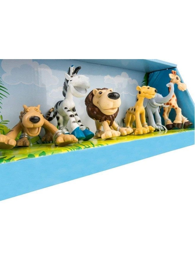 Verat 6 Pieces Safari Animals Figures Toys Loin Tigger Zebra Cheetah Elephant Giraffe Wild Jungle Animals Figurines Educational Learning Toys for Toddlers Kids Toys Figure - Image 3