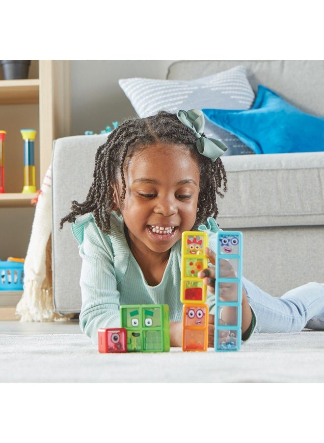 hand2mind hand2mind Numberblocks One to Five Sensory Bottles, Number Toys, Toddler Counting Toys, Calming Sensory Toys, Calm Down Corner Supplies, Social Emotional Learning, Stocking Stuffers for Kids 3-5  - Image 3