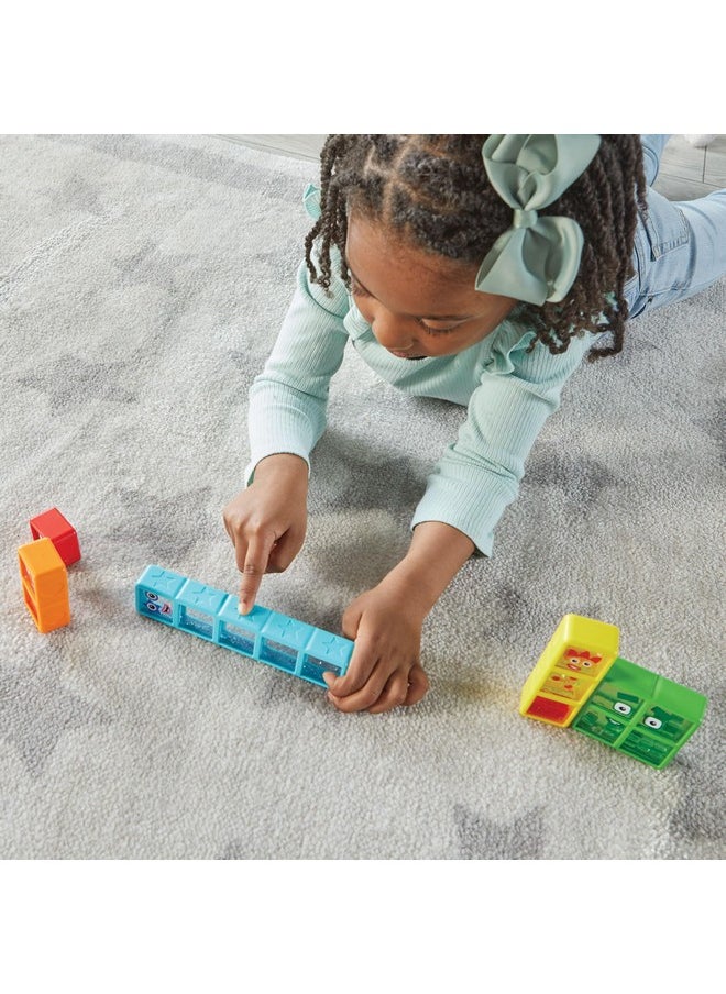 hand2mind hand2mind Numberblocks One to Five Sensory Bottles, Number Toys, Toddler Counting Toys, Calming Sensory Toys, Calm Down Corner Supplies, Social Emotional Learning, Stocking Stuffers for Kids 3-5  - Image 4