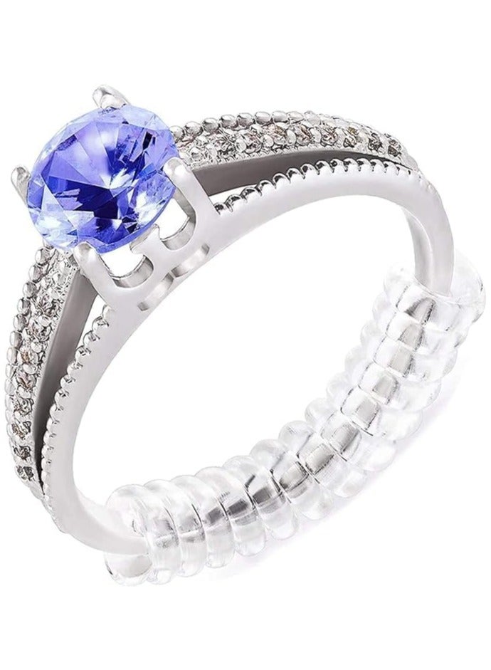 Ring Sizer Adjuster for Loose Rings - 4 Sizes for Different Band Widths – Silicone Ring Size Adjuster - Invisible Ring Guards for Women and Men - Image 1