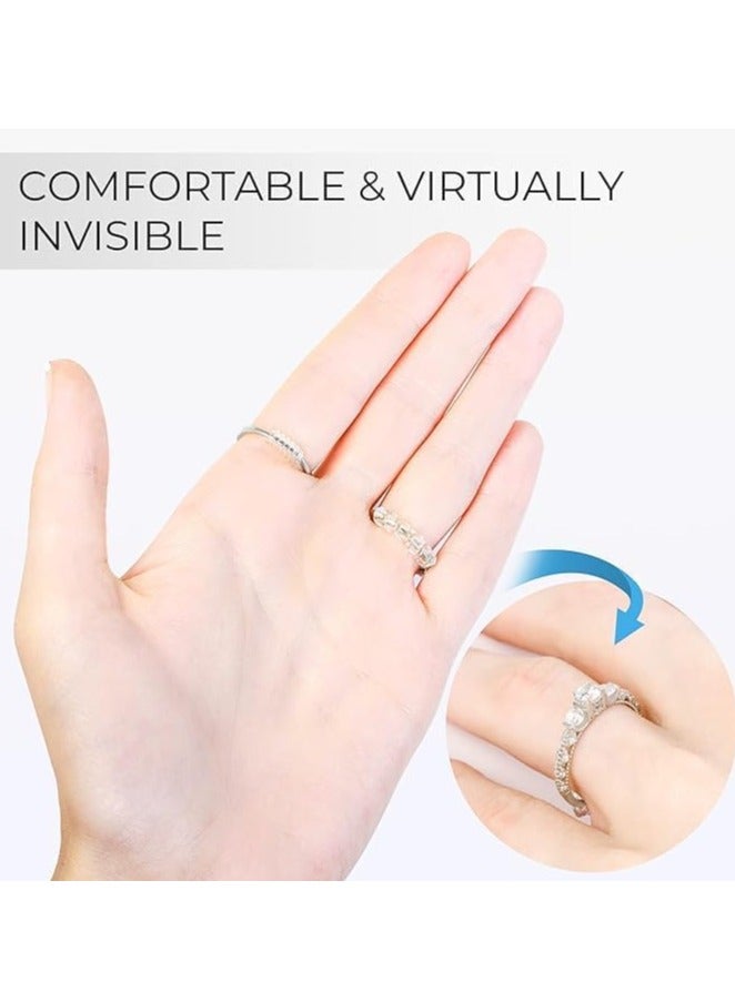 Ring Sizer Adjuster for Loose Rings - 4 Sizes for Different Band Widths – Silicone Ring Size Adjuster - Invisible Ring Guards for Women and Men - Image 4