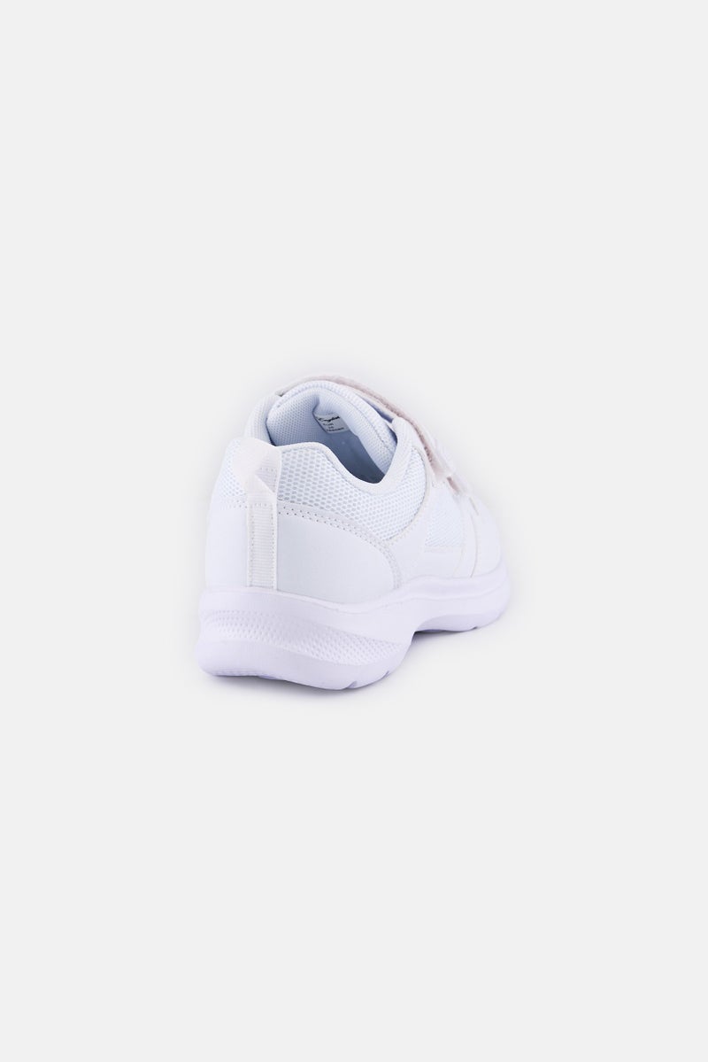 English Laundry Kids Girls Velcro Closure Shoes, White - Image 2