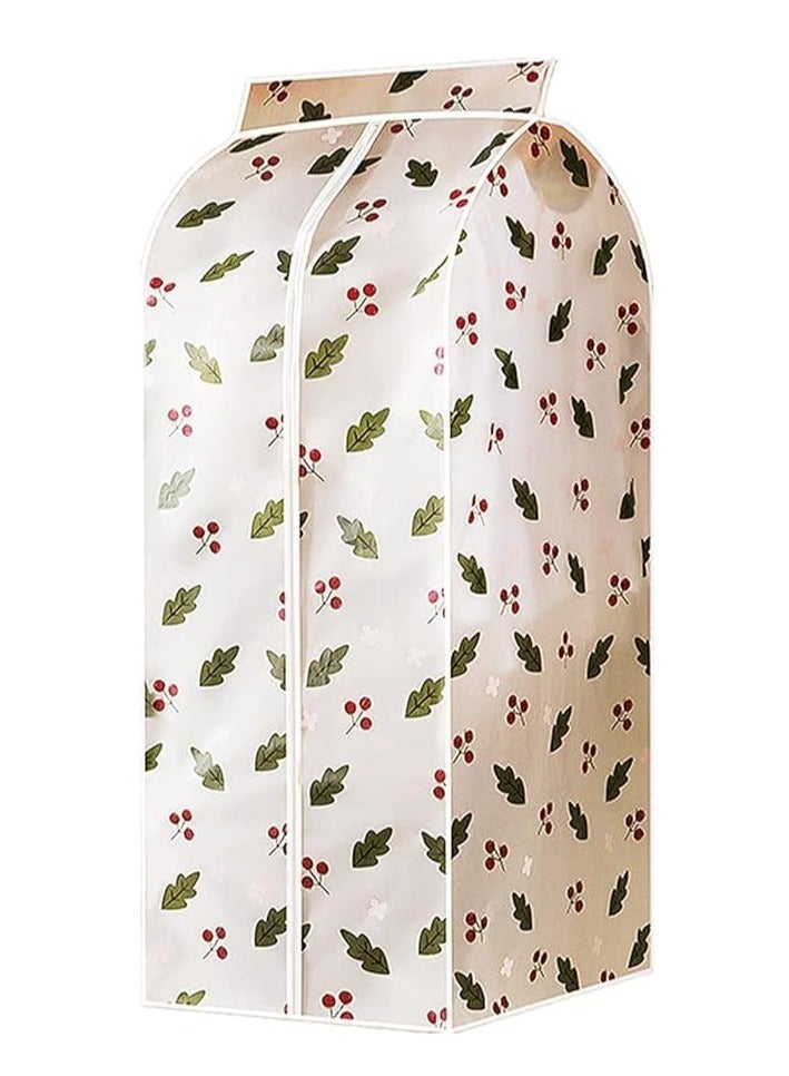 Spaceshoop 3D Zipper Dust Clothes Cover Waterproof Clothes Storage Wardrobe Suit Bags Closet Hangers Case Clothing Cover Dust Bag Hanging Organizer 60 * 30 * 110cm - Assorted Color - Image 1