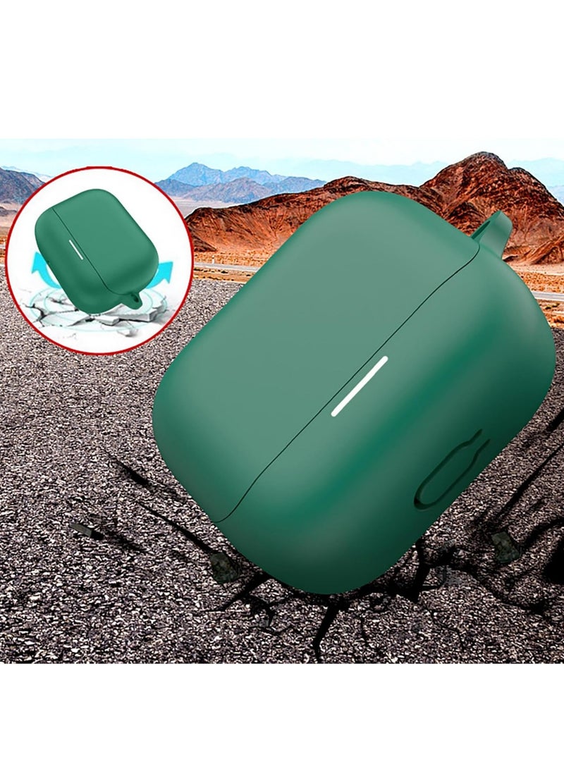 Silicone Cover Case Compatible with K20i Portable Protective Case Cover With Keychain For Anker K20i (Green) - Image 2