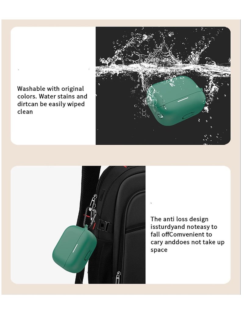 Silicone Cover Case Compatible with K20i Portable Protective Case Cover With Keychain For Anker K20i (Green) - Image 4