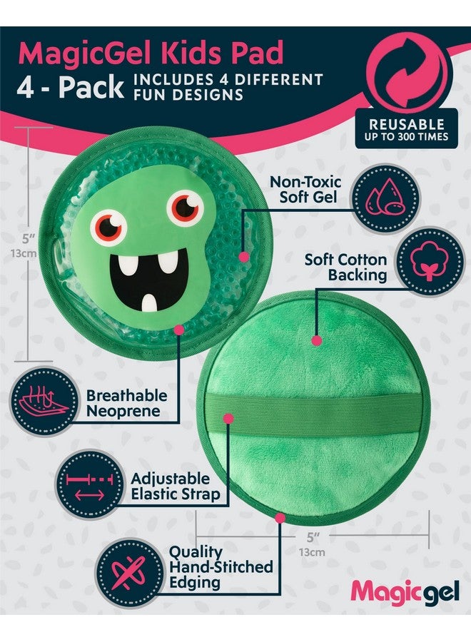 Magic Gel Children's Ice Pack - FSA HSA Eligible | 4 Little Monsters to Hold Them by The Hand | Say Bye Bye to Boo Boo’s! | Ideal for Kids Injuries Including Fever, Cuts, Toothache & Insect Bites - Image 3