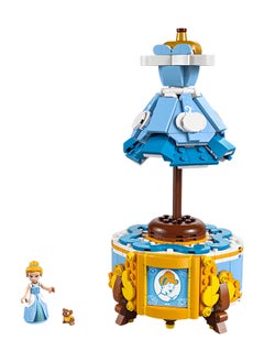 LEGO Disney Princess Cinderella's Dress - Building Toy for 9+ Year Old Girls & Boys - incl. a Customisable Opening Stand, Cinderella Mini-Doll and a Gus Animal Figure - Creative Set - 43266 (474 pieces)  - Image 5