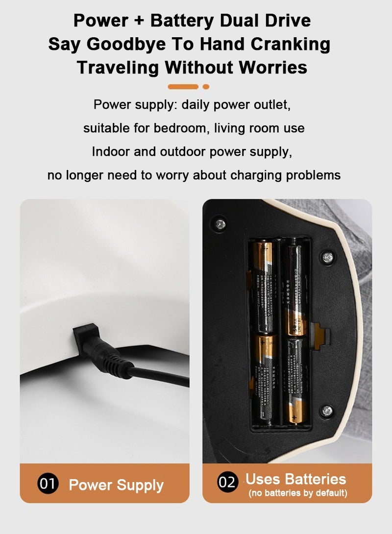 Bolivia's Electric Baby Rocker with Bluetooth & Remote Control - 0-36 Months Baby Swing  , 5 Sway Speeds , Safe Portable Bouncer with Touch Screen for Newborn to Toddler (Grey) - Image 2