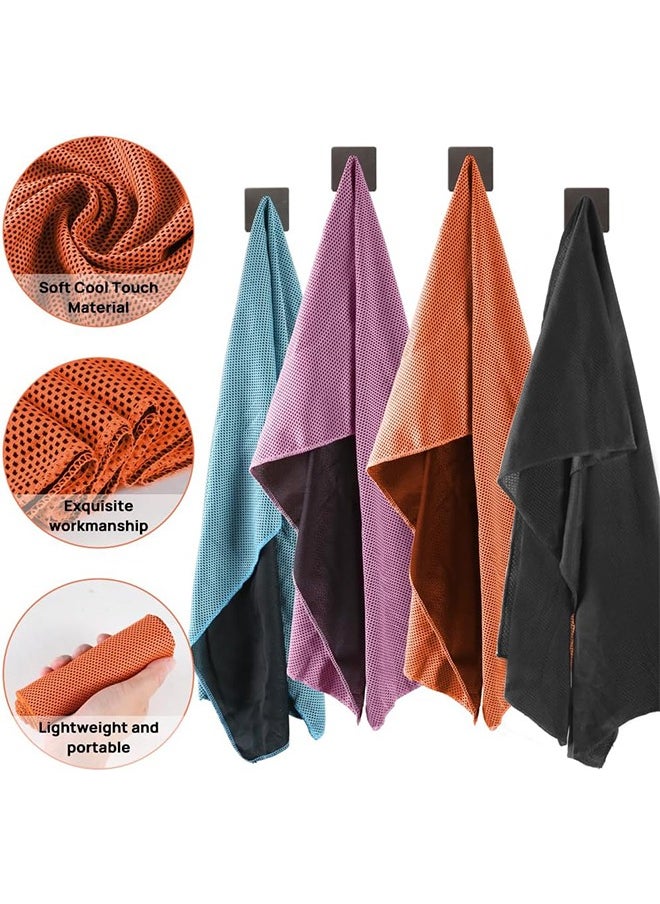 Lemon Gym Towel - Face Towel, Yoga Towel - Quick Dry & High Absorbent Sweat Towel For Gym Exercises and Outdoor 30x80cm(Orange)  - Image 5