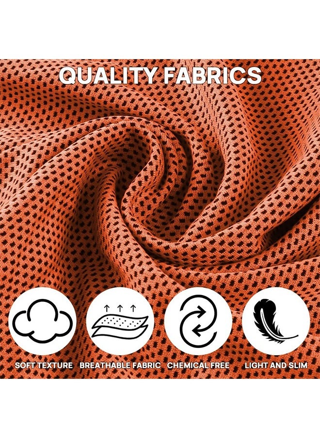 Gym Towel - Face Towel, Yoga Towel - Quick Dry & High Absorbent Sweat Towel For Gym Exercises and Outdoor 30x80cm(Orange)