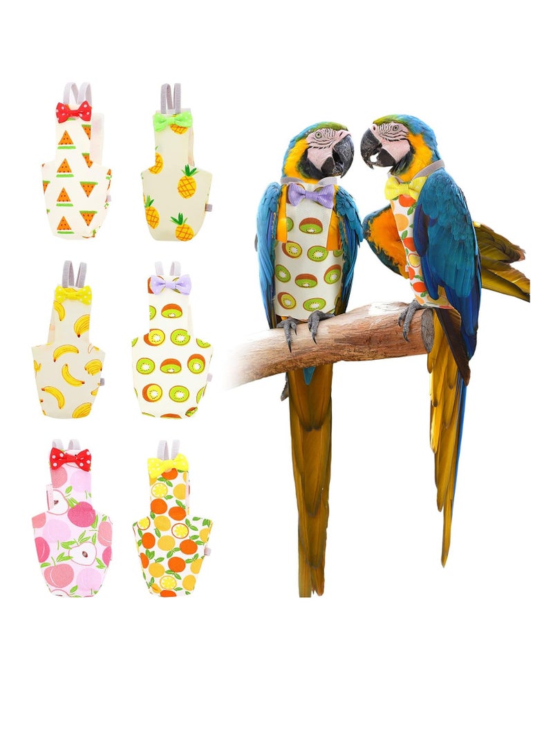 vsell24 Washable Reusable Bird Diaper Pads (2-Pack) – Parrot Nappy Clothes for Parakeets, Mini Macaws, Budgies, Lovebirds & Medium Birds  - Image 3