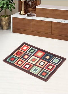 Status Contract Status Contract Microfiber Soft and Super Absorbent Door Mat/Bath Mat- 38X58 CM (Blue)  - Image 1