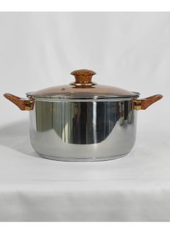 HTH Set of 6 High Quality Stainless Steel Cookware Set Gas Stovetops Compatible for Family Meals Dishwasher Safe  - Image 4