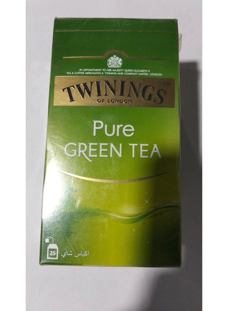 تويننجز شاي اخضر نقي 25 فتله