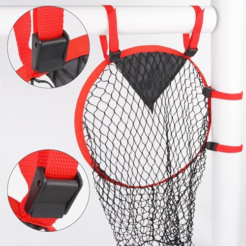 PodiuMax Top Bins Soccer Target Goal 2pcs, Easy to Attach and Detach to The Goal,Shooting Accuracy Training (Red) - Image 3