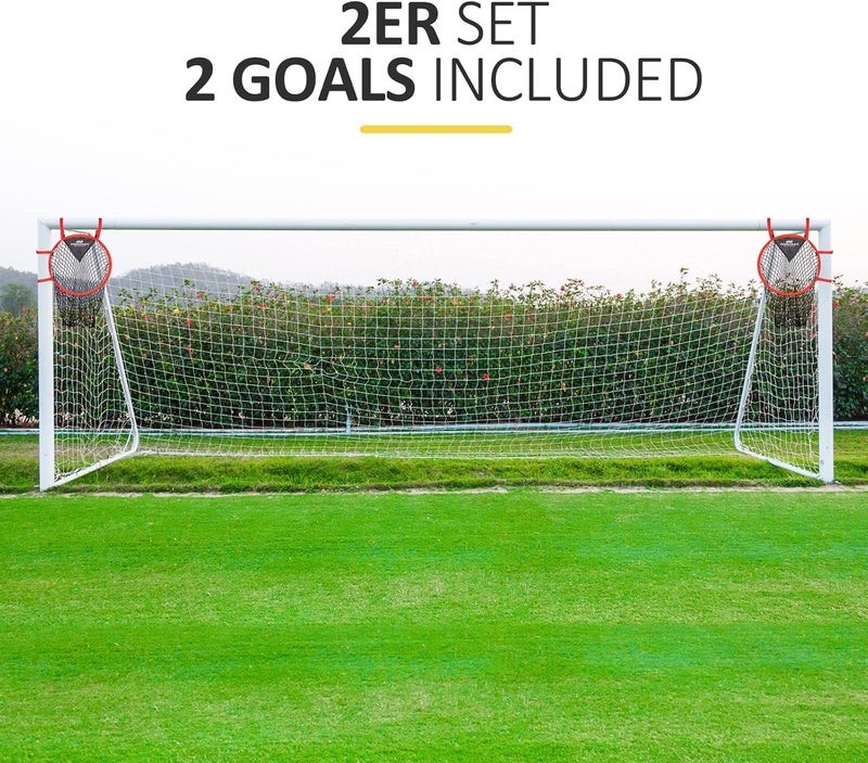 PodiuMax Top Bins Soccer Target Goal 2pcs, Easy to Attach and Detach to The Goal,Shooting Accuracy Training (Red) - Image 4
