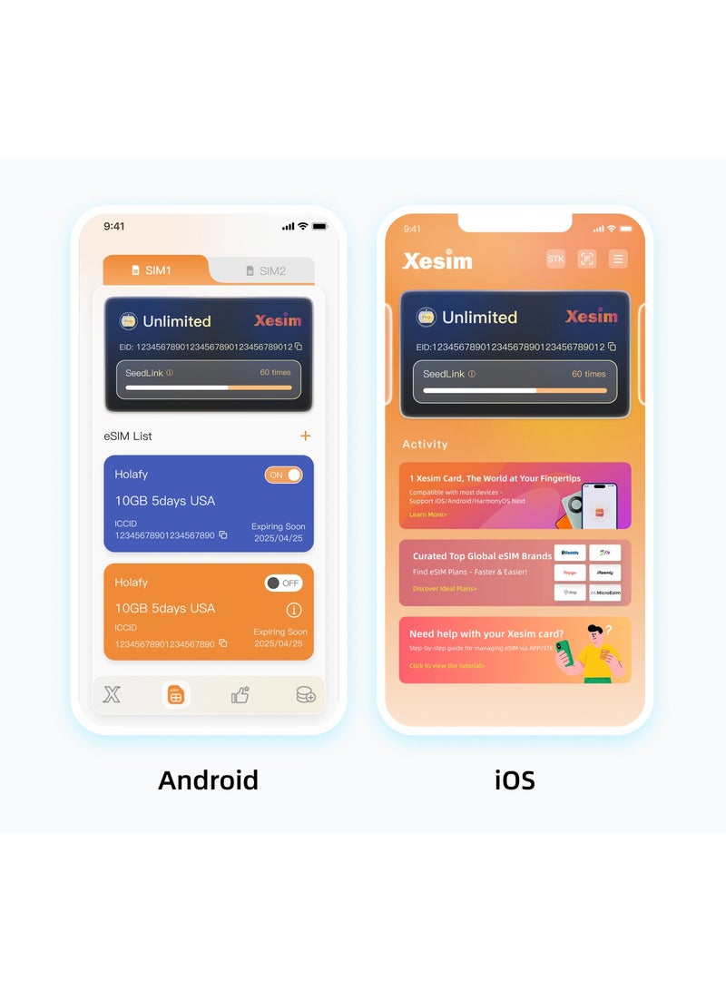 Xesim Card X2: Upgrade Your Smartphone to eSIM Supported (Unlimited eSIM Installations) - Image 2