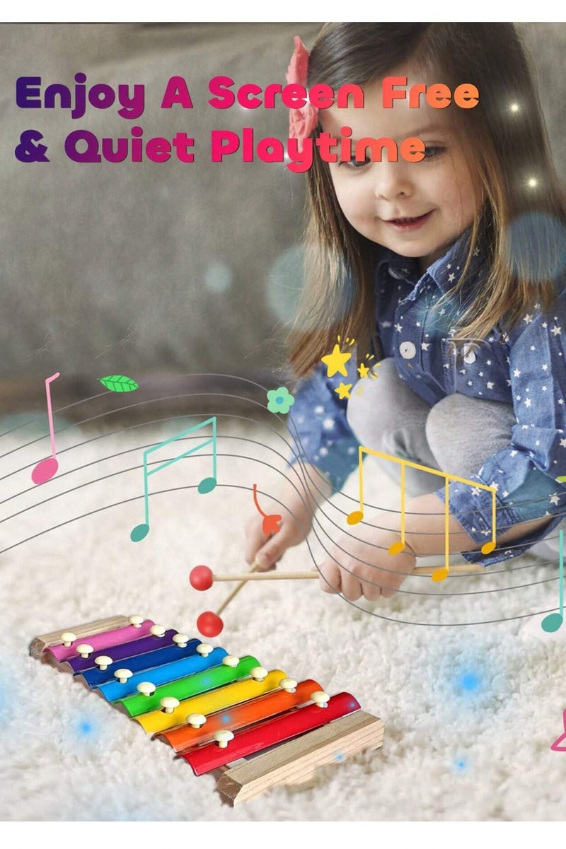 Kids toy | Musical toy | Educational toys | Sensory development | Quiet play toys | Kids xylophone | Fun learning toy | Focus development | Gift for kids | Musical educational toy - Image 2