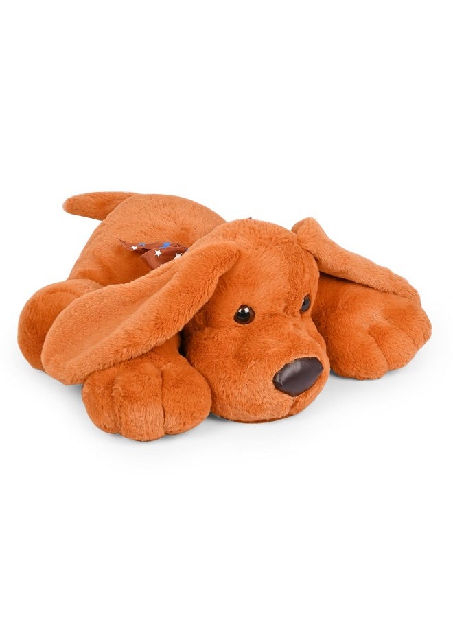 Besties BESTIES Dog Stuffed Soft Plush Toy (Brown, Lazy Dog - 34 cm)  - Image 2