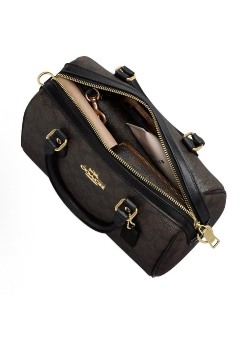 متجر المدرب متجر خياطة حقيبة جلدية وحيدة الكتف - Image 4