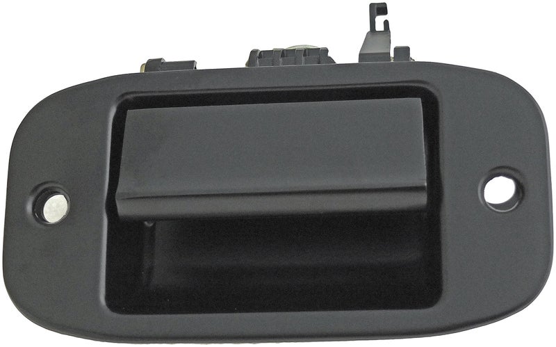 Dorman 93318 Rear Driver Side Interior Door Handle Compatible with Select Dodge Models, Black; Smooth - Image 1