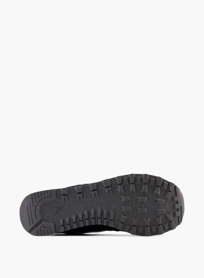 New Balance Women's Logo Detail Sneakers with Lace-Up Closure - 574