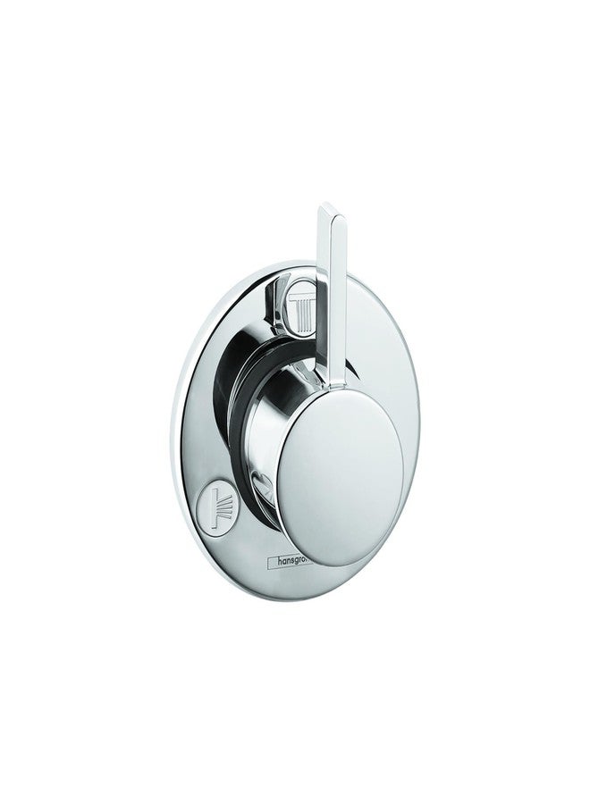 هانسجروهي صمام تحويل hansgrohe Ecostat Modern بمقبض واحد فقط من الكروم، 04232000 - Image 1