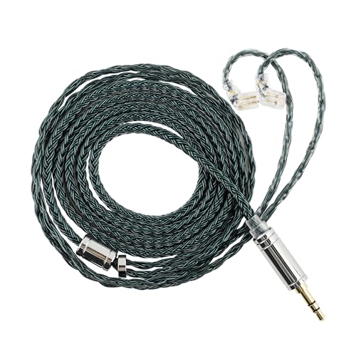 Linsoul Tripowin Zonie IEM Cable 16 Core Silver Plated Earphone Upgraded Cords 125m SPC in Ear Monitor Cable for ZS10 PRO 2 AS10 PRO ZSN PRO X Waner SIMGOT EM6LRecessed 2pin 35mmMoss - Image 1
