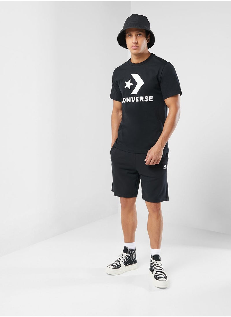CONVERSE - Standard Fit Center Front Large Logo Star T-Shirt - Image 1