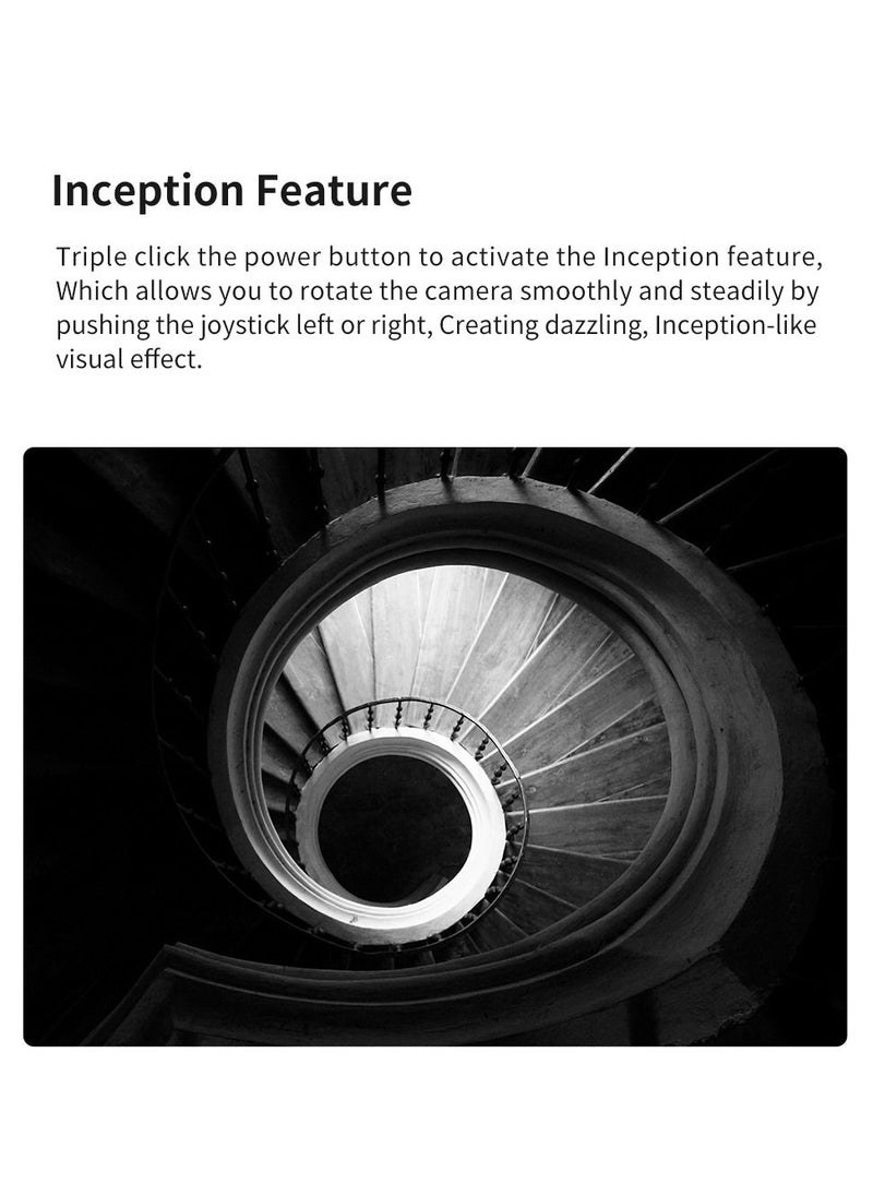 Generic - Handheld Gimbal Stabilizer for iPhone 11 Pro/X /XS Android Smartphone Vlog Youtuber Live Video Record with Sport Inception Mode Face Object Tracking(Upgraded 3-Axis Capture 2S) - Image 1