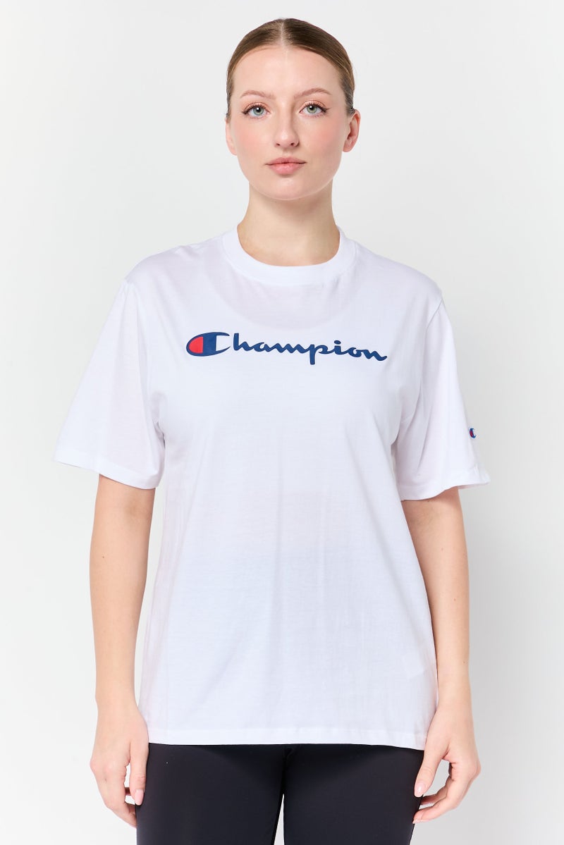 Champion Women Sportswear Fit Short Sleeve Outdoor T-Shirt, White - Image 1