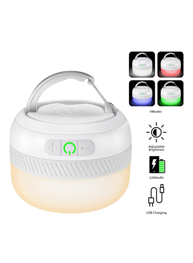 Outdoor LED Camping Flashlight, 230 Hours Rechargeable Camping Lantern with Magnet, Portable Emergency Light  - Image 1