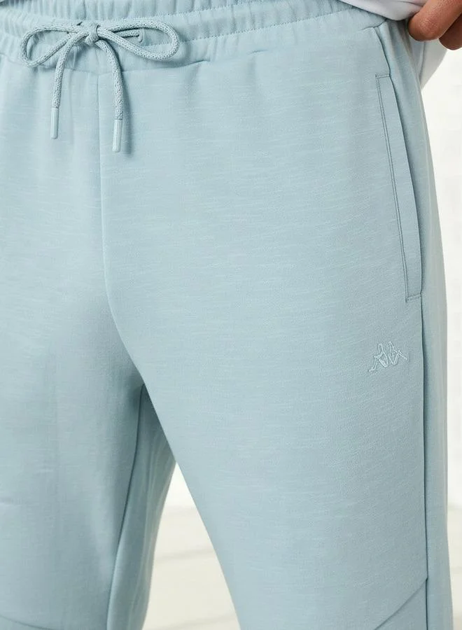 Kappa BLUE Kappa Men Relaxed Fit Joggers with Drawstring Waist for Men | Best Price UAE