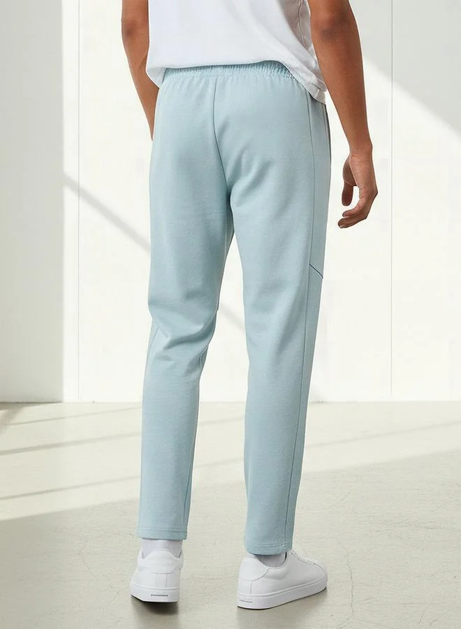Kappa BLUE Kappa Men Relaxed Fit Joggers with Drawstring Waist for Men | Best Price UAE