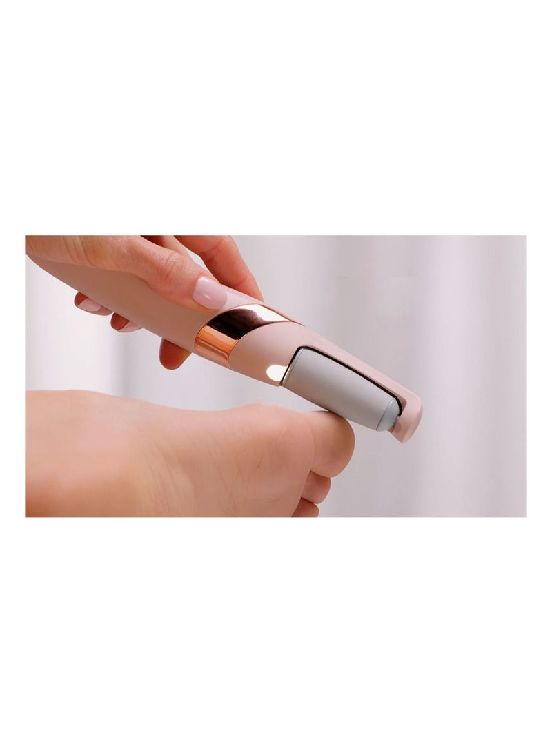 Electric Foot Filer for Removing Callus and Dead Cells Rechargeable with Fine and Coarse Heads - Image 2