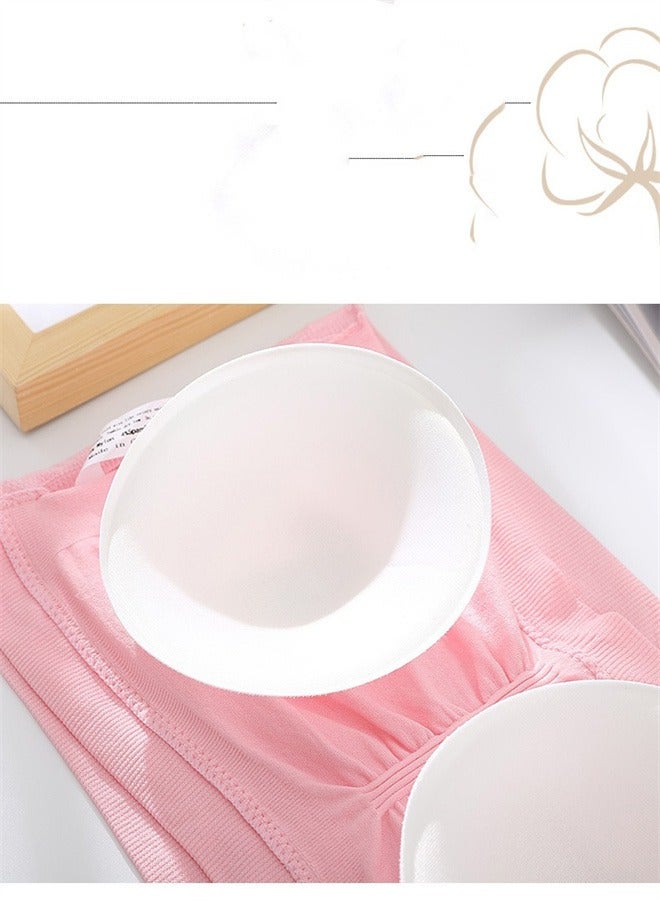Loquat Seamless One Line Sports Bra Pink  - Image 3