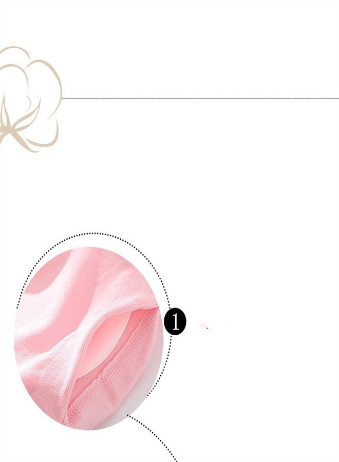 Loquat Seamless One Line Sports Bra Pink  - Image 4