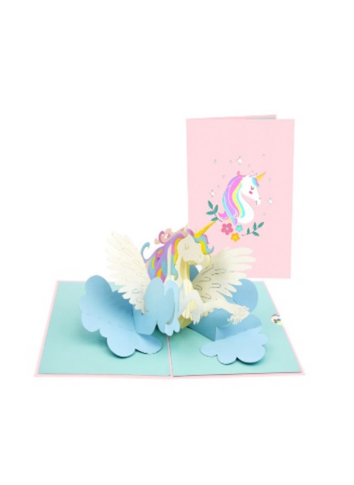 Unicorn Pop Up Card / 3D Greeting Cards 