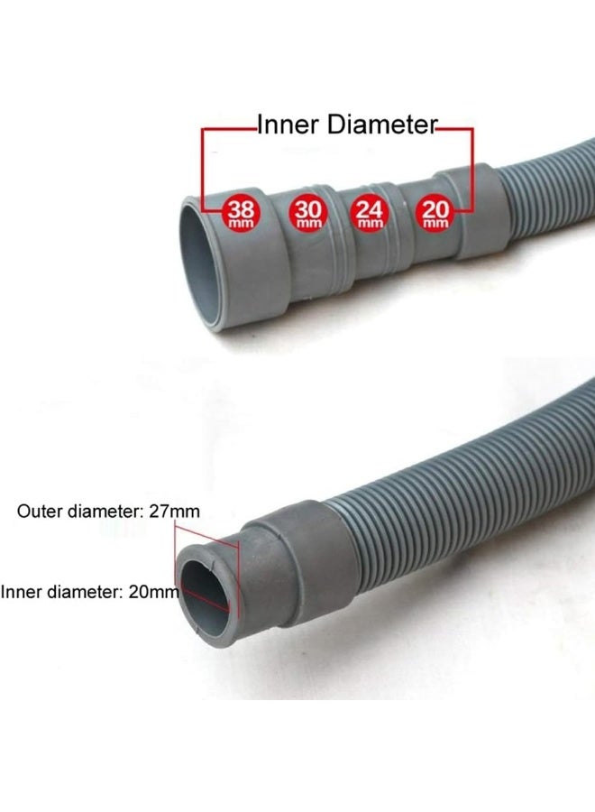 lasenersm خرطوم تصريف غسالة عالمي بطول 4.9 قدم من لاسينيرسم - Image 2